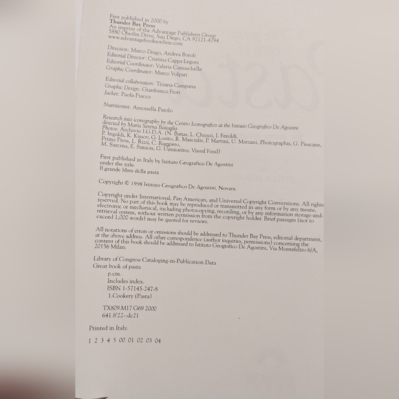 The Great Book of Pasta 450 recipes for every occasion J-2 - Picture 4 of 6